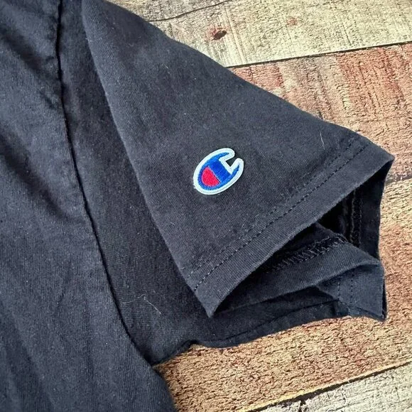 Champion Small Black Malibu California T Shirt Ronald McDonald Surfing Graphic - Picture 7 of 9